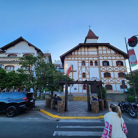 Apartamento A 150M Da Rua Coberta Gramado Exterior photo